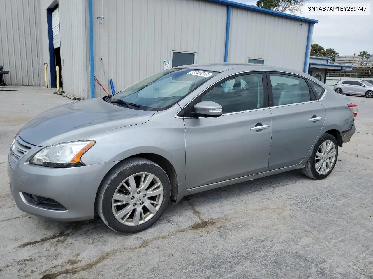 2014 Nissan Sentra S VIN: 3N1AB7AP1EY289747 Lot: 51743014