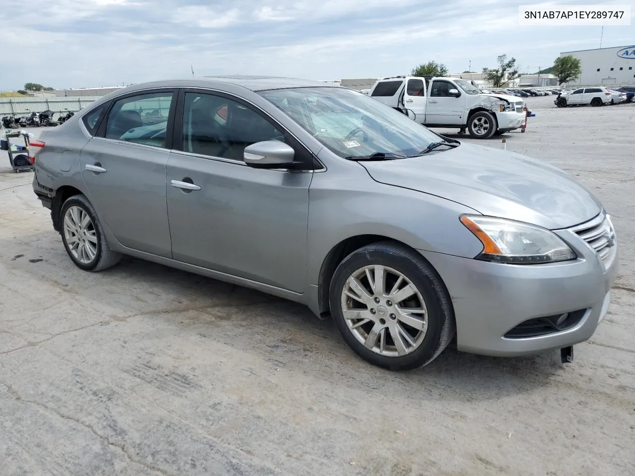 2014 Nissan Sentra S VIN: 3N1AB7AP1EY289747 Lot: 51743014