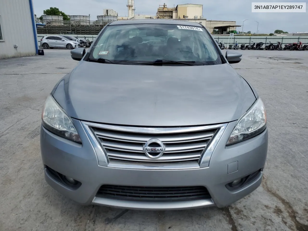 2014 Nissan Sentra S VIN: 3N1AB7AP1EY289747 Lot: 51743014