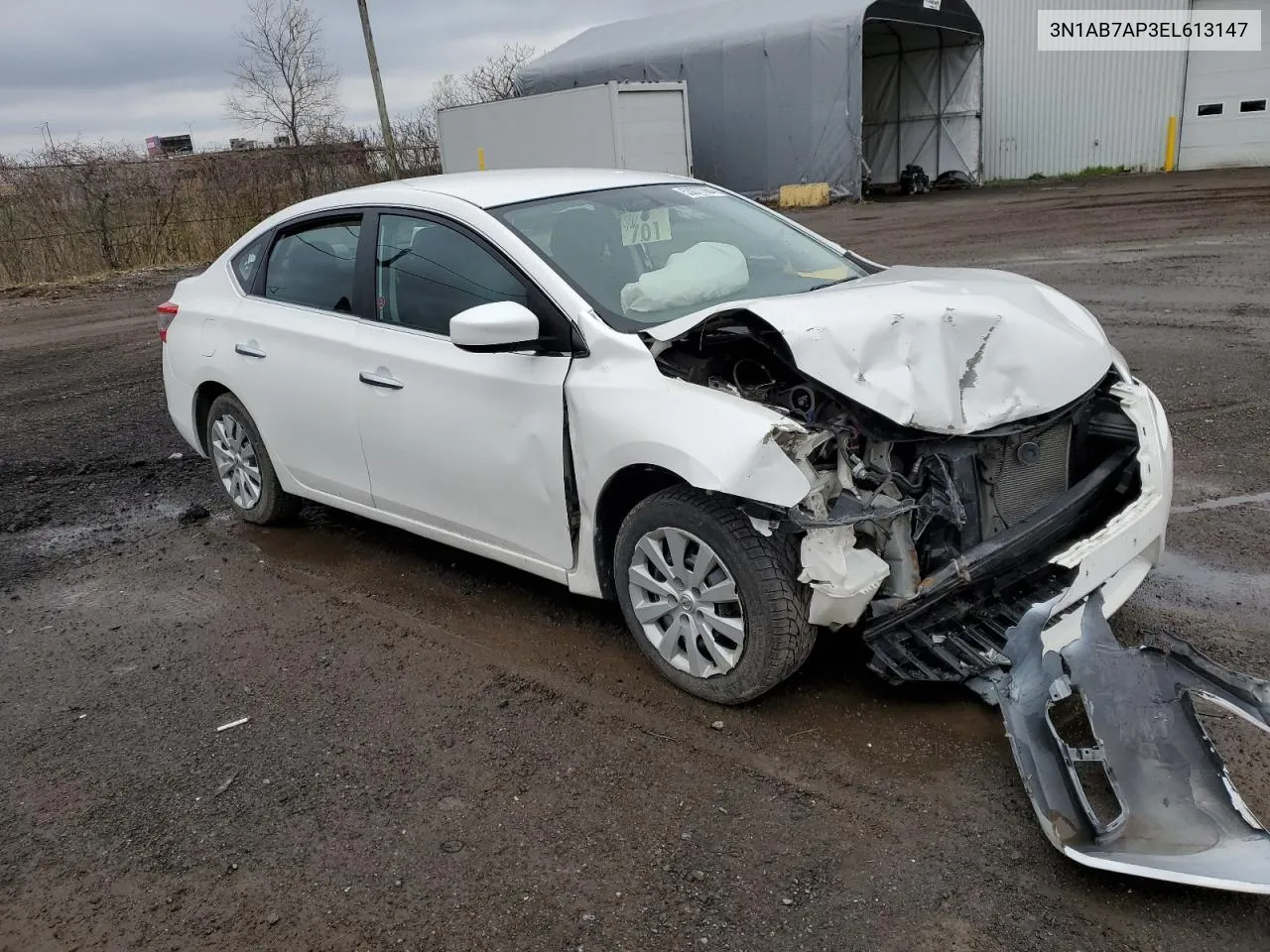 2014 Nissan Sentra S VIN: 3N1AB7AP3EL613147 Lot: 53077364