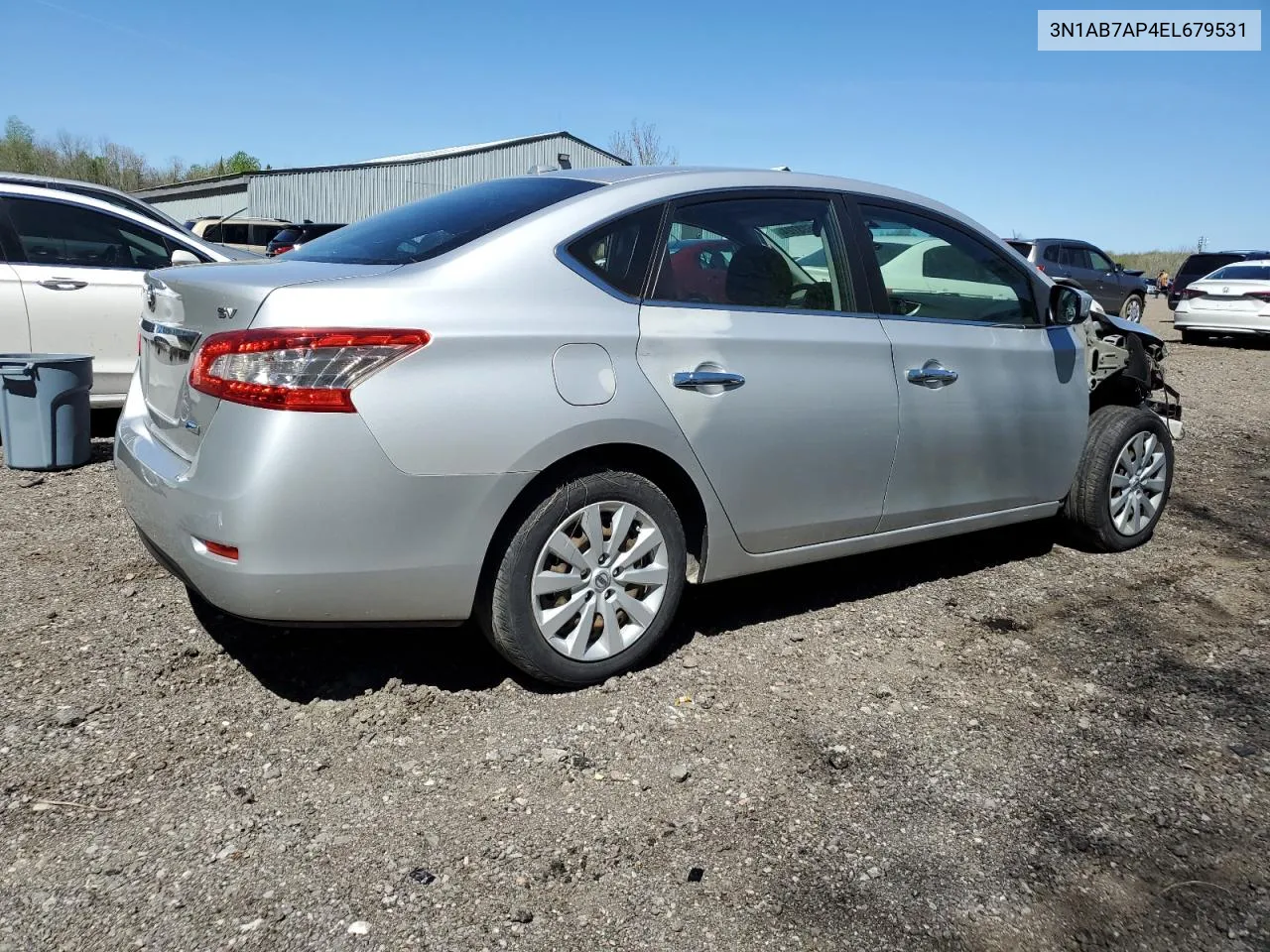 3N1AB7AP4EL679531 2014 Nissan Sentra S