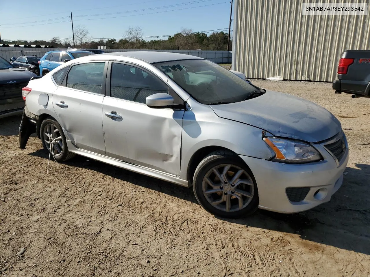 3N1AB7AP3EY293542 2014 Nissan Sentra S