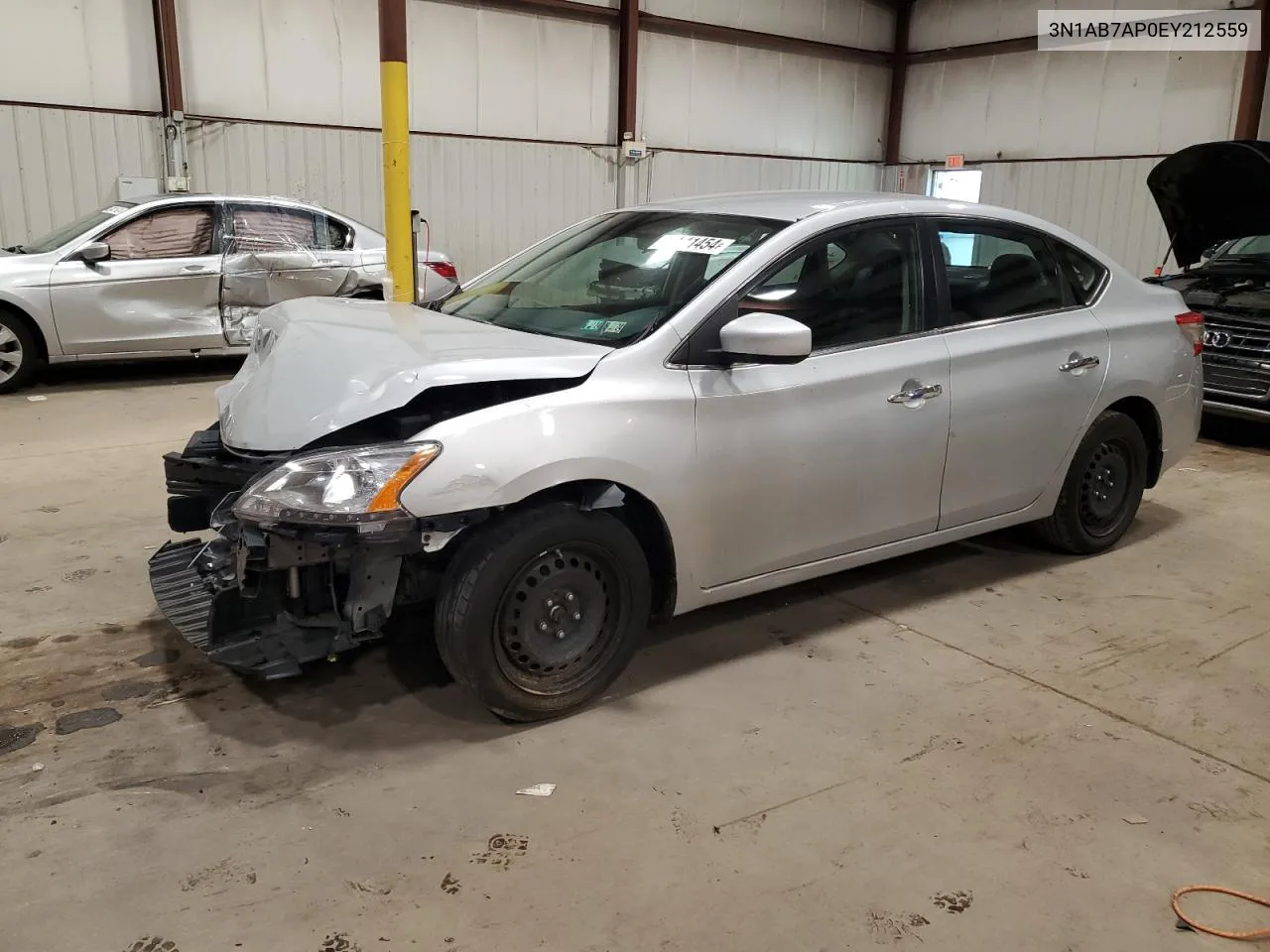 2014 Nissan Sentra S VIN: 3N1AB7AP0EY212559 Lot: 57211454