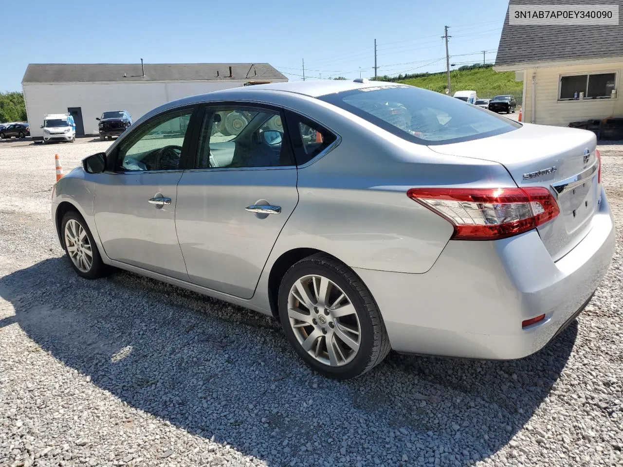 2014 Nissan Sentra S VIN: 3N1AB7AP0EY340090 Lot: 57274154