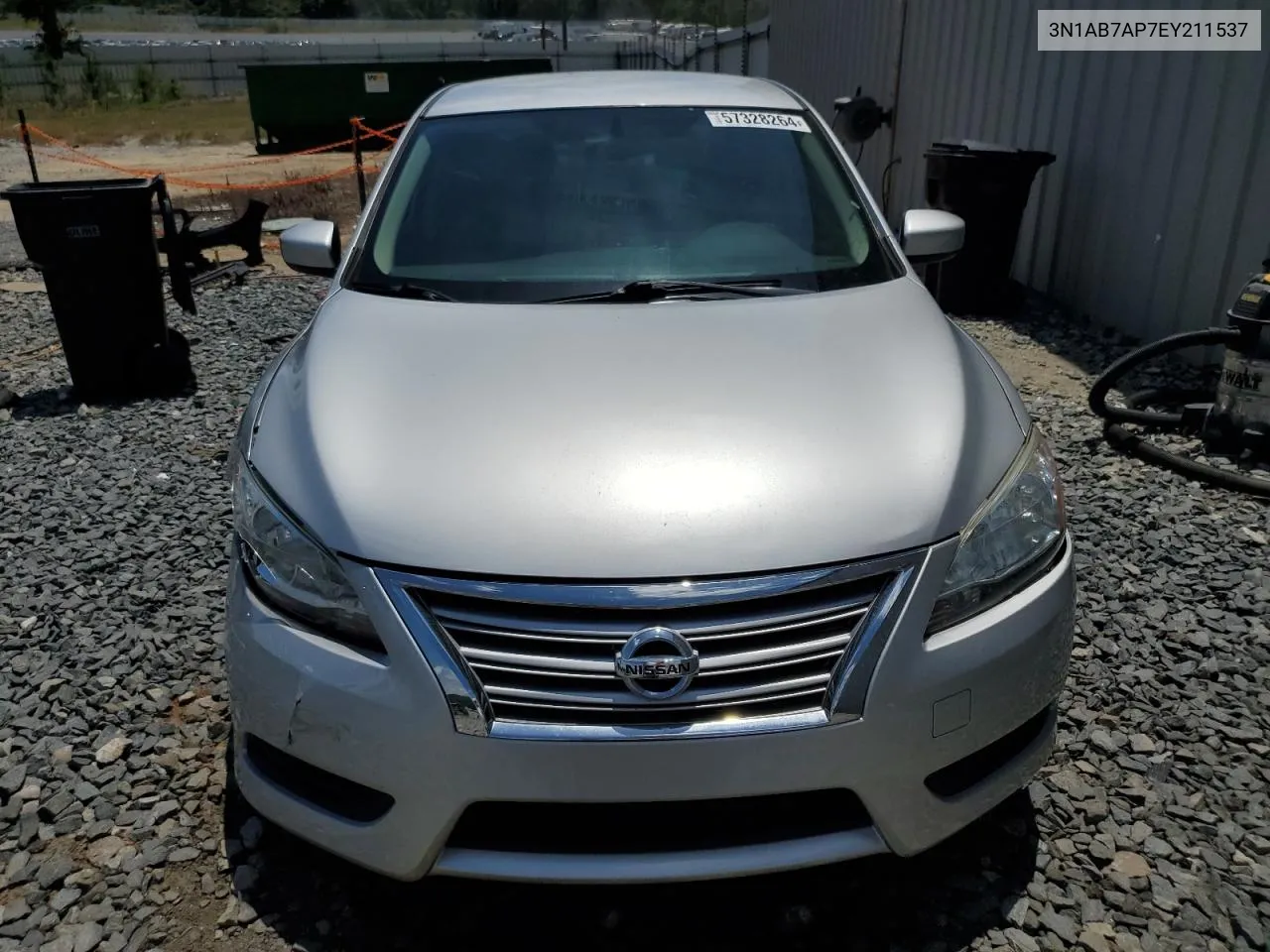 2014 Nissan Sentra S VIN: 3N1AB7AP7EY211537 Lot: 57328264