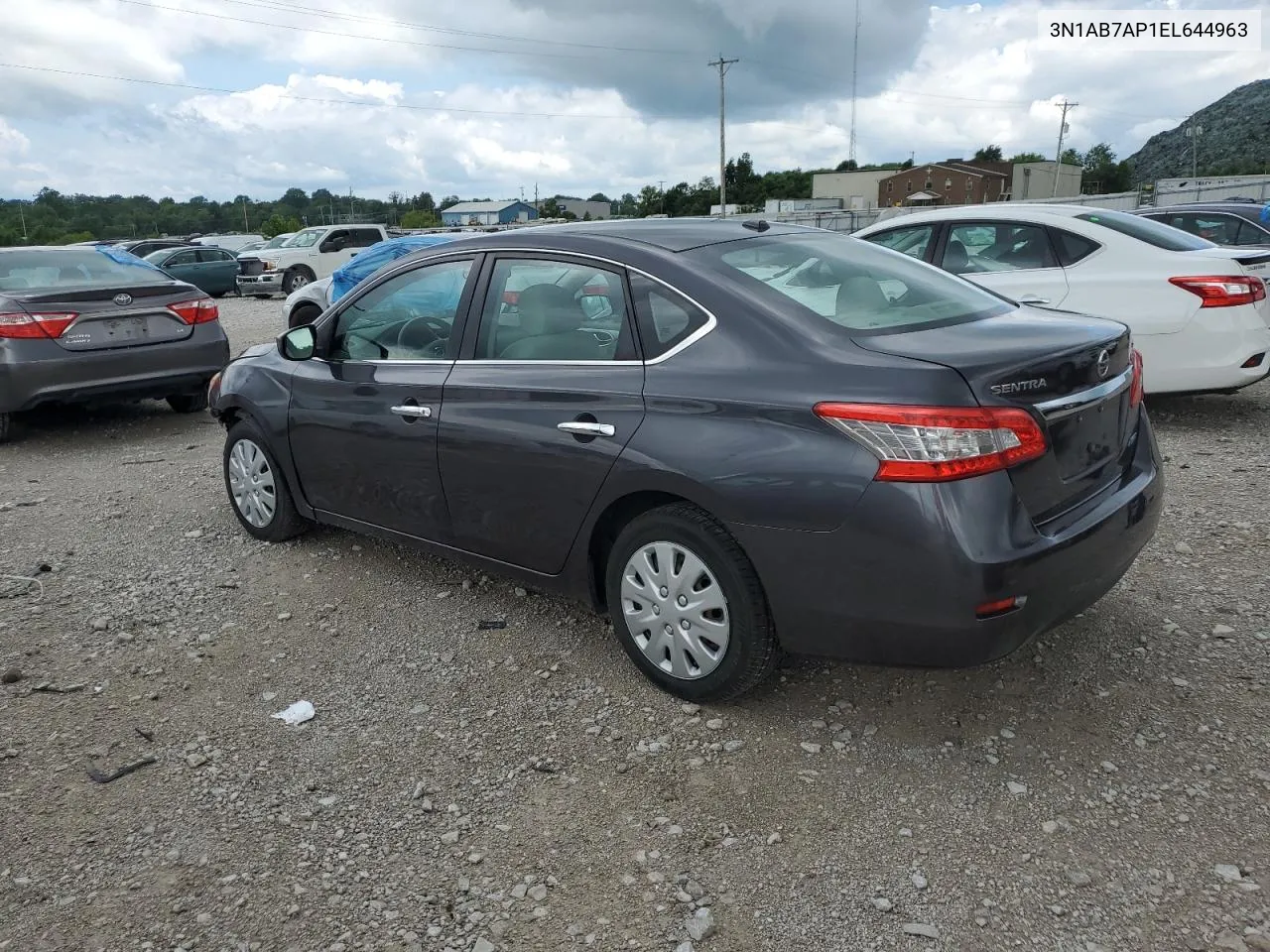 2014 Nissan Sentra S VIN: 3N1AB7AP1EL644963 Lot: 58417023