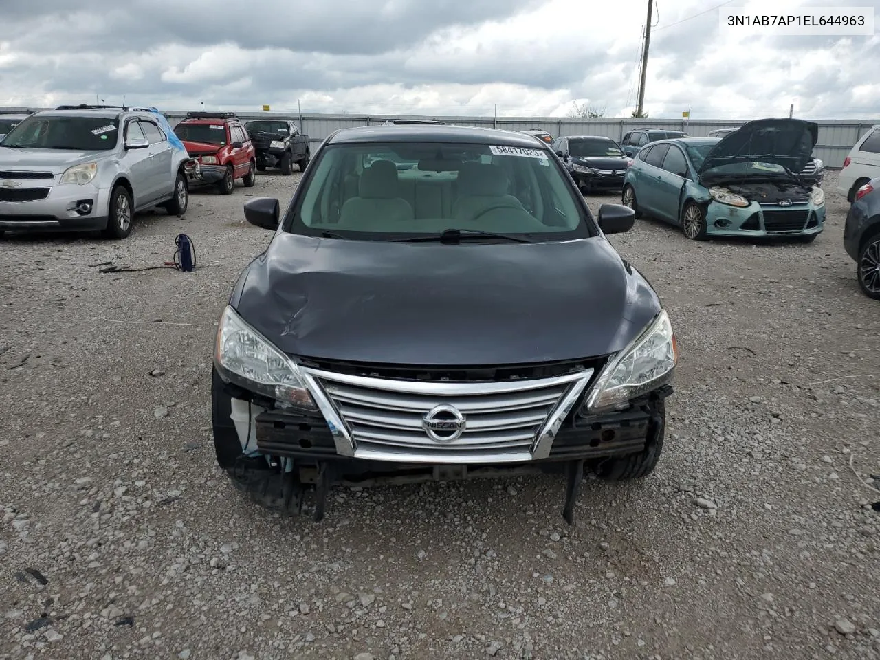 3N1AB7AP1EL644963 2014 Nissan Sentra S