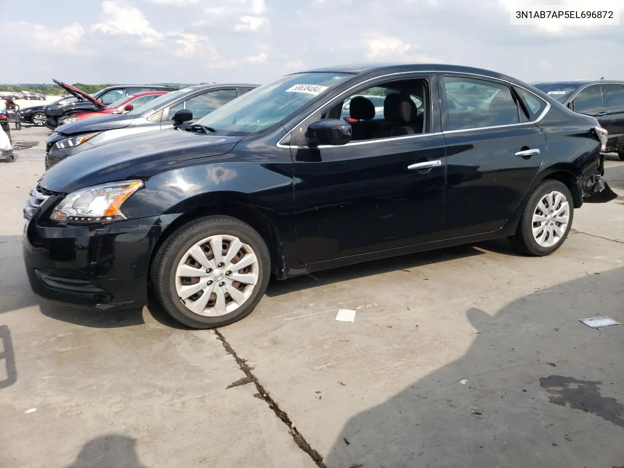 2014 Nissan Sentra S VIN: 3N1AB7AP5EL696872 Lot: 58638484