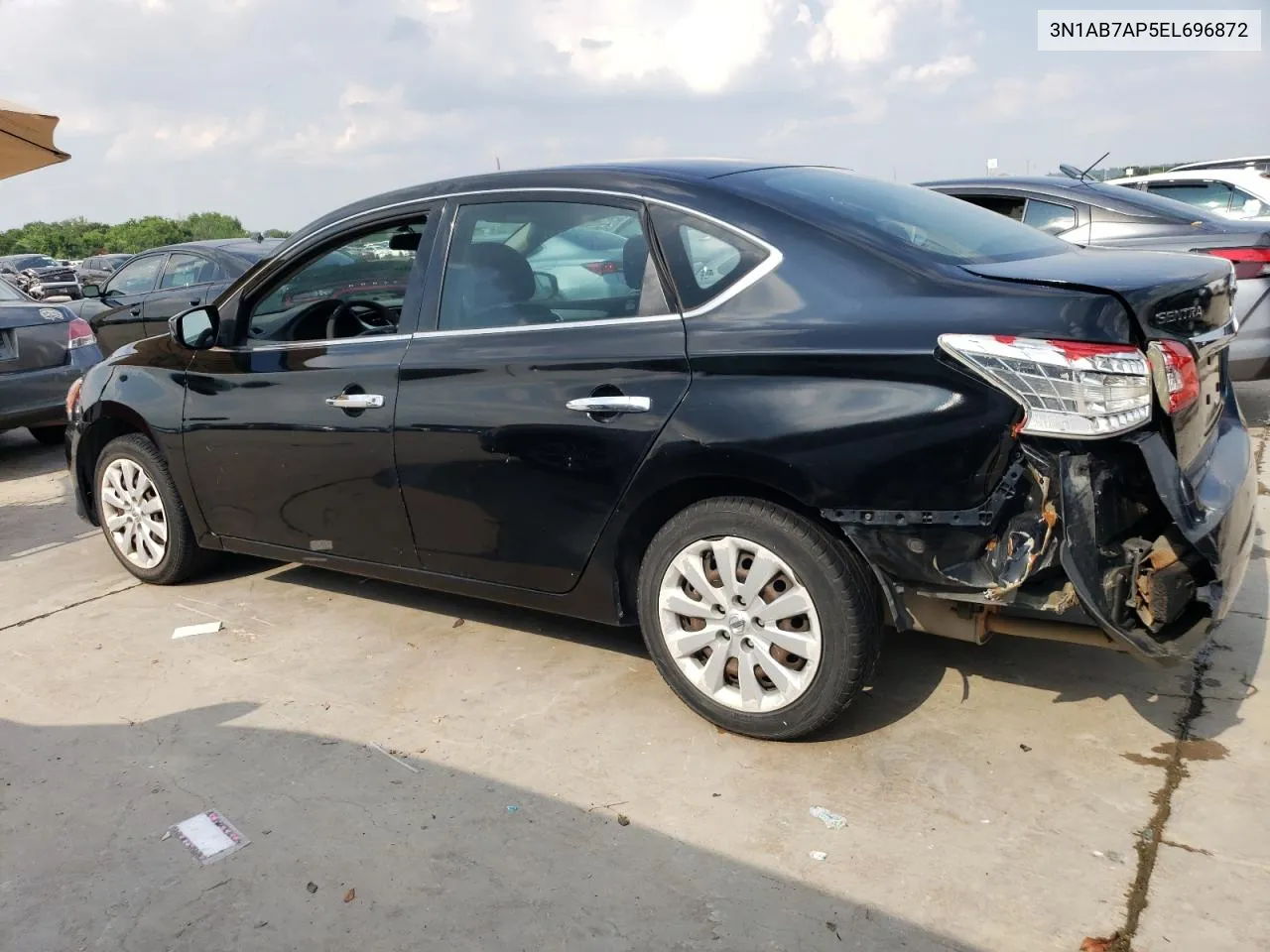 2014 Nissan Sentra S VIN: 3N1AB7AP5EL696872 Lot: 58638484