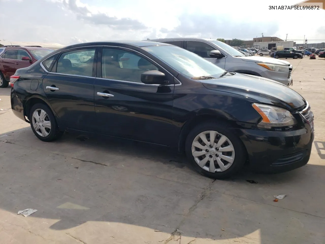 2014 Nissan Sentra S VIN: 3N1AB7AP5EL696872 Lot: 58638484