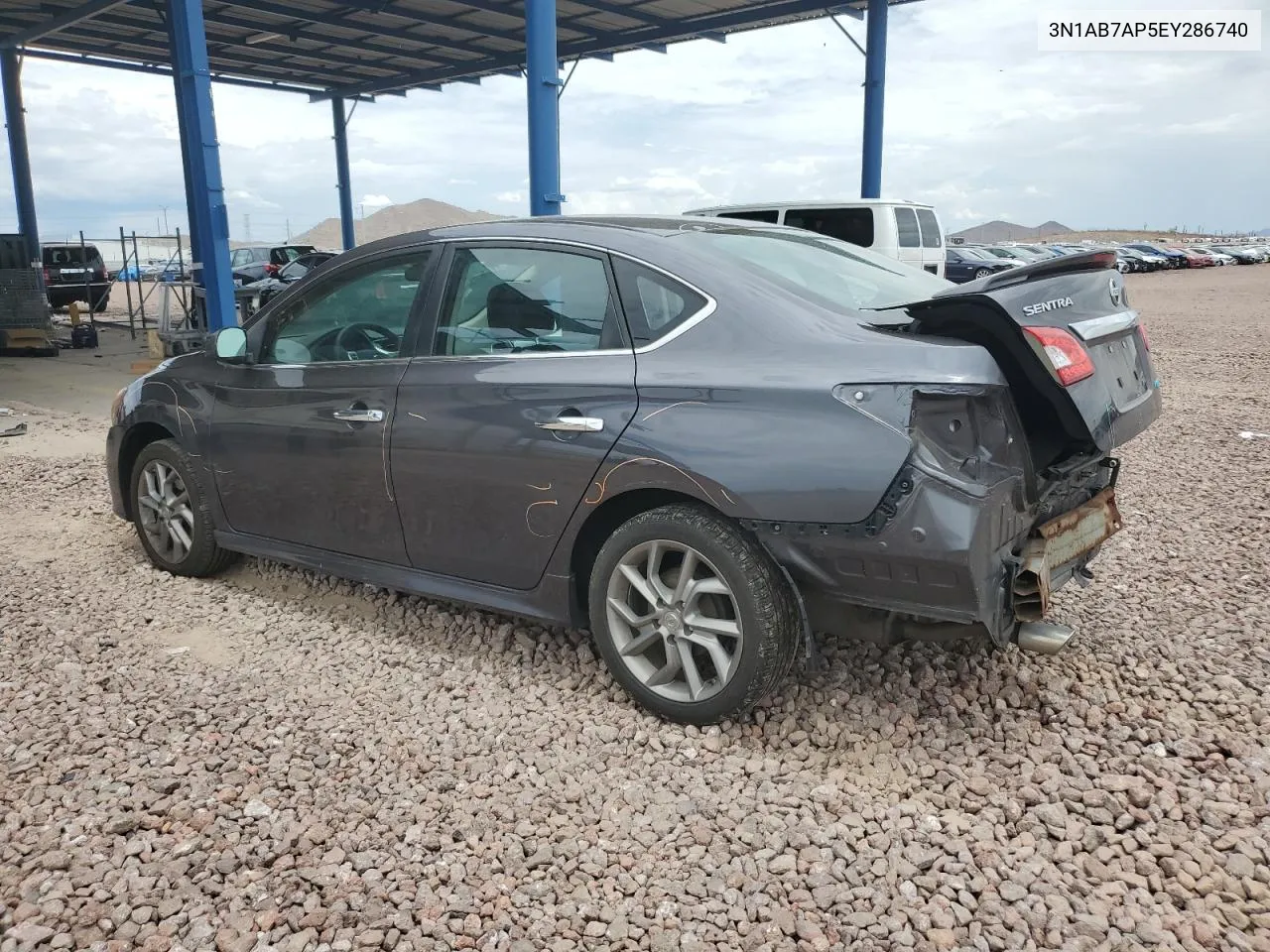 2014 Nissan Sentra S VIN: 3N1AB7AP5EY286740 Lot: 60973264