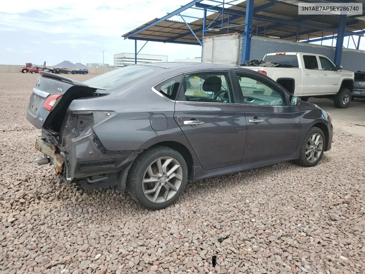 2014 Nissan Sentra S VIN: 3N1AB7AP5EY286740 Lot: 60973264