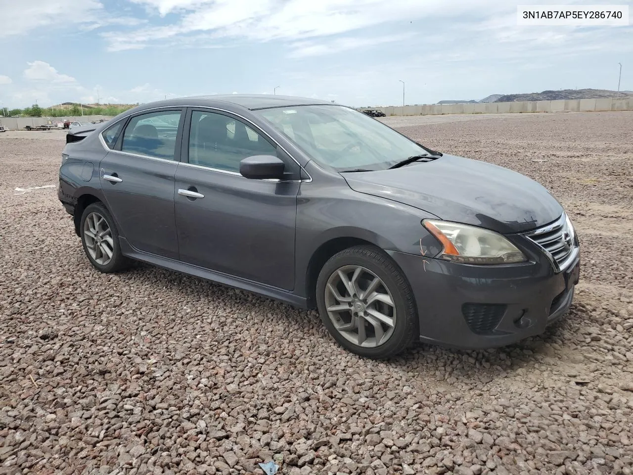 2014 Nissan Sentra S VIN: 3N1AB7AP5EY286740 Lot: 60973264