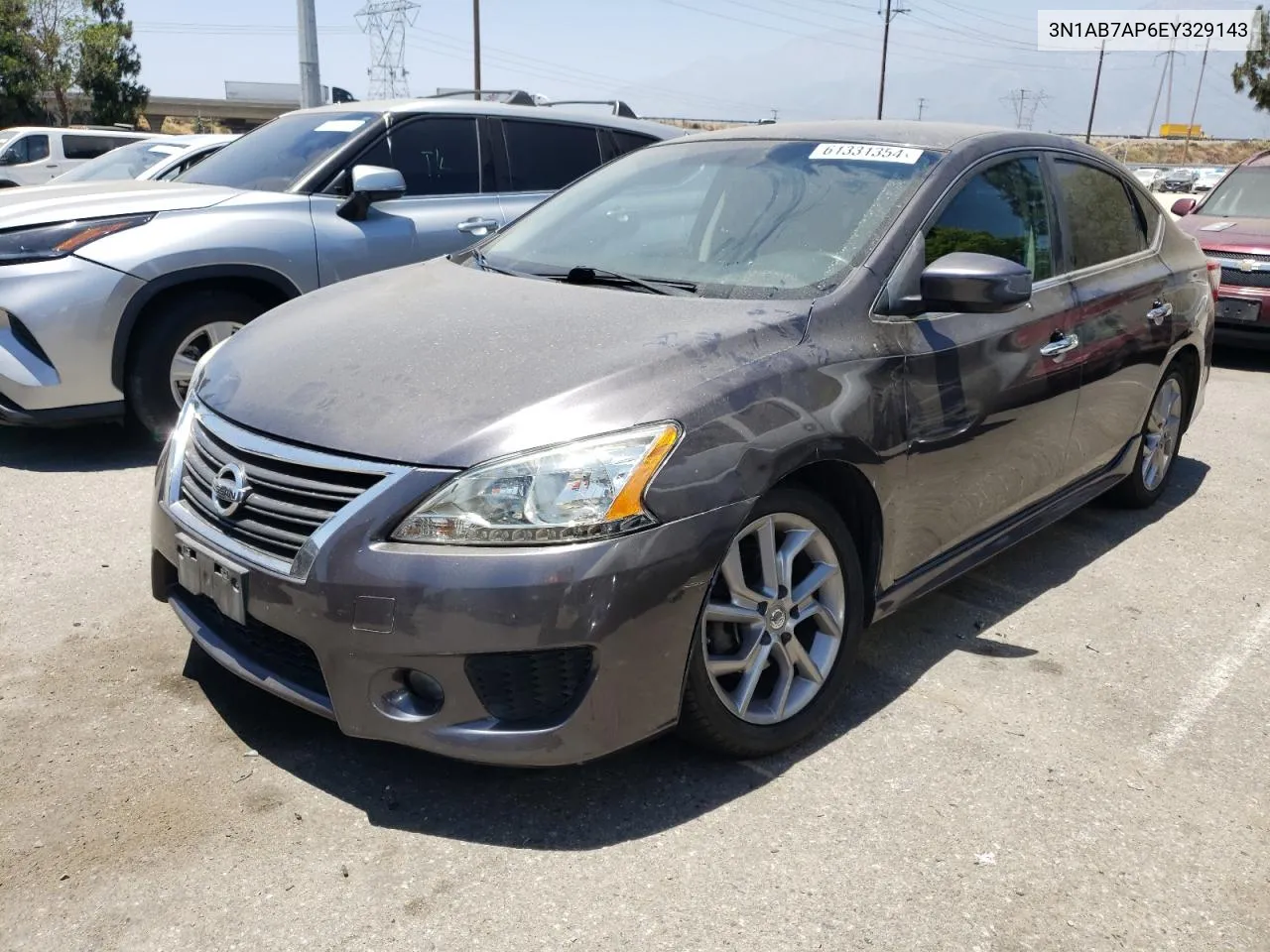 2014 Nissan Sentra S VIN: 3N1AB7AP6EY329143 Lot: 61331354