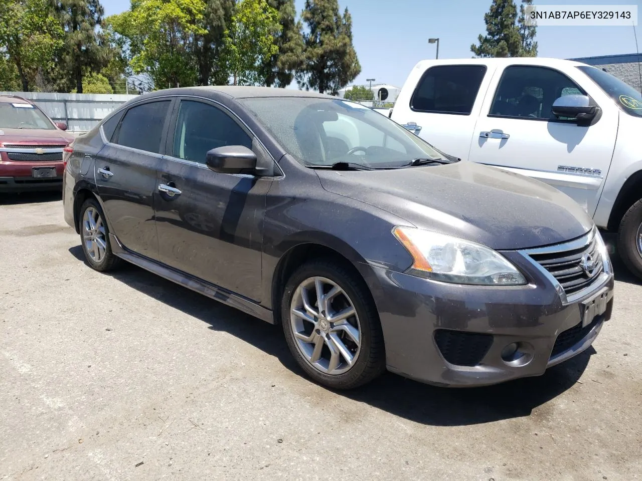 2014 Nissan Sentra S VIN: 3N1AB7AP6EY329143 Lot: 61331354