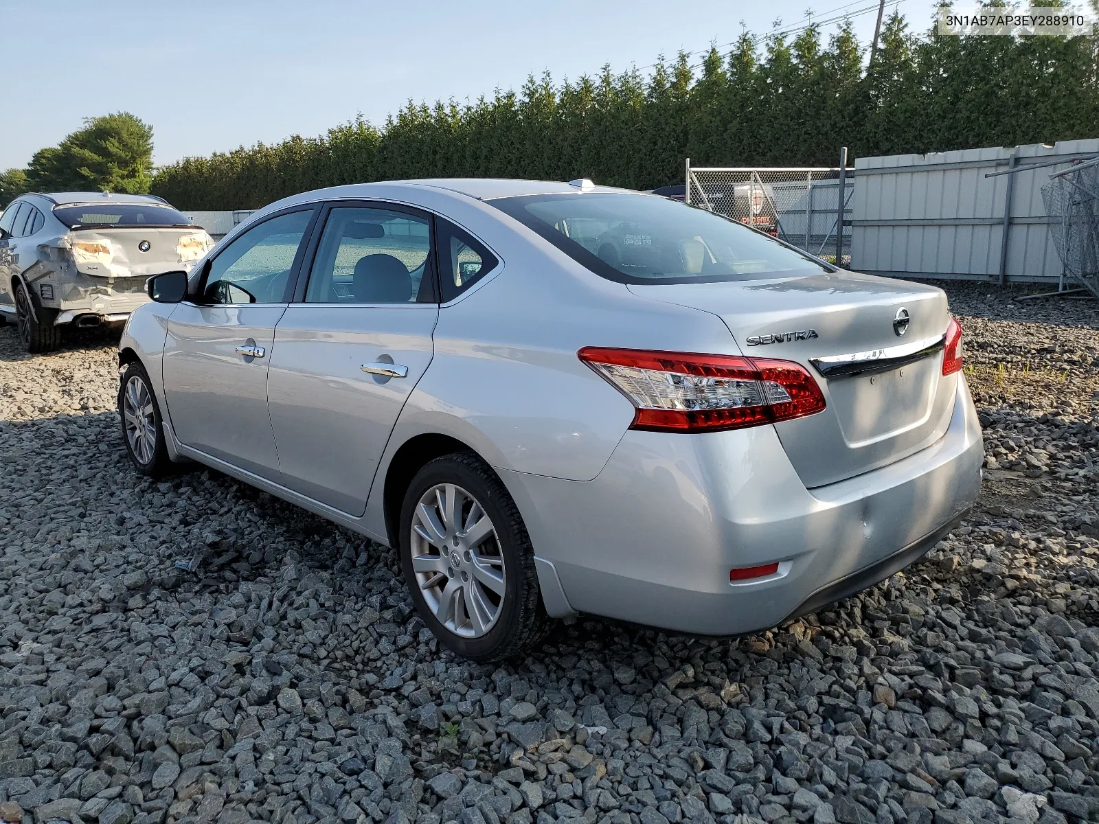 2014 Nissan Sentra S VIN: 3N1AB7AP3EY288910 Lot: 62301114