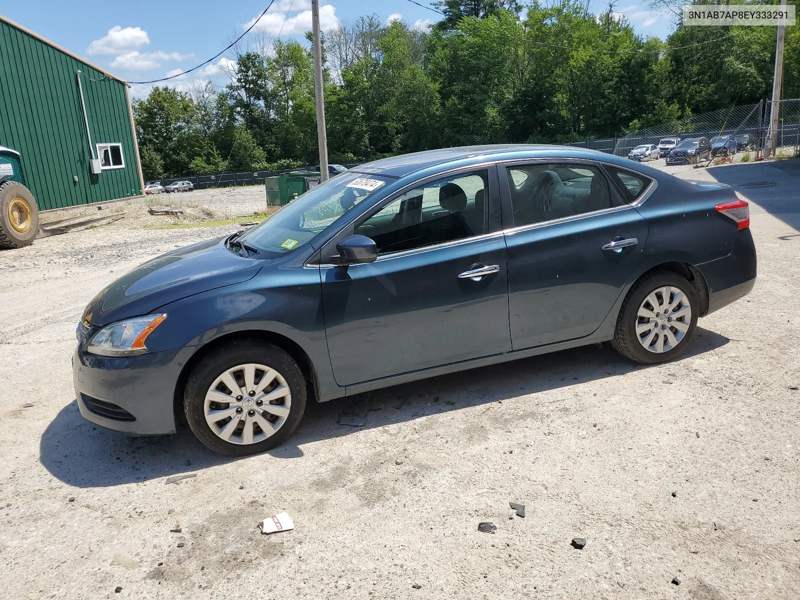 3N1AB7AP8EY333291 2014 Nissan Sentra S