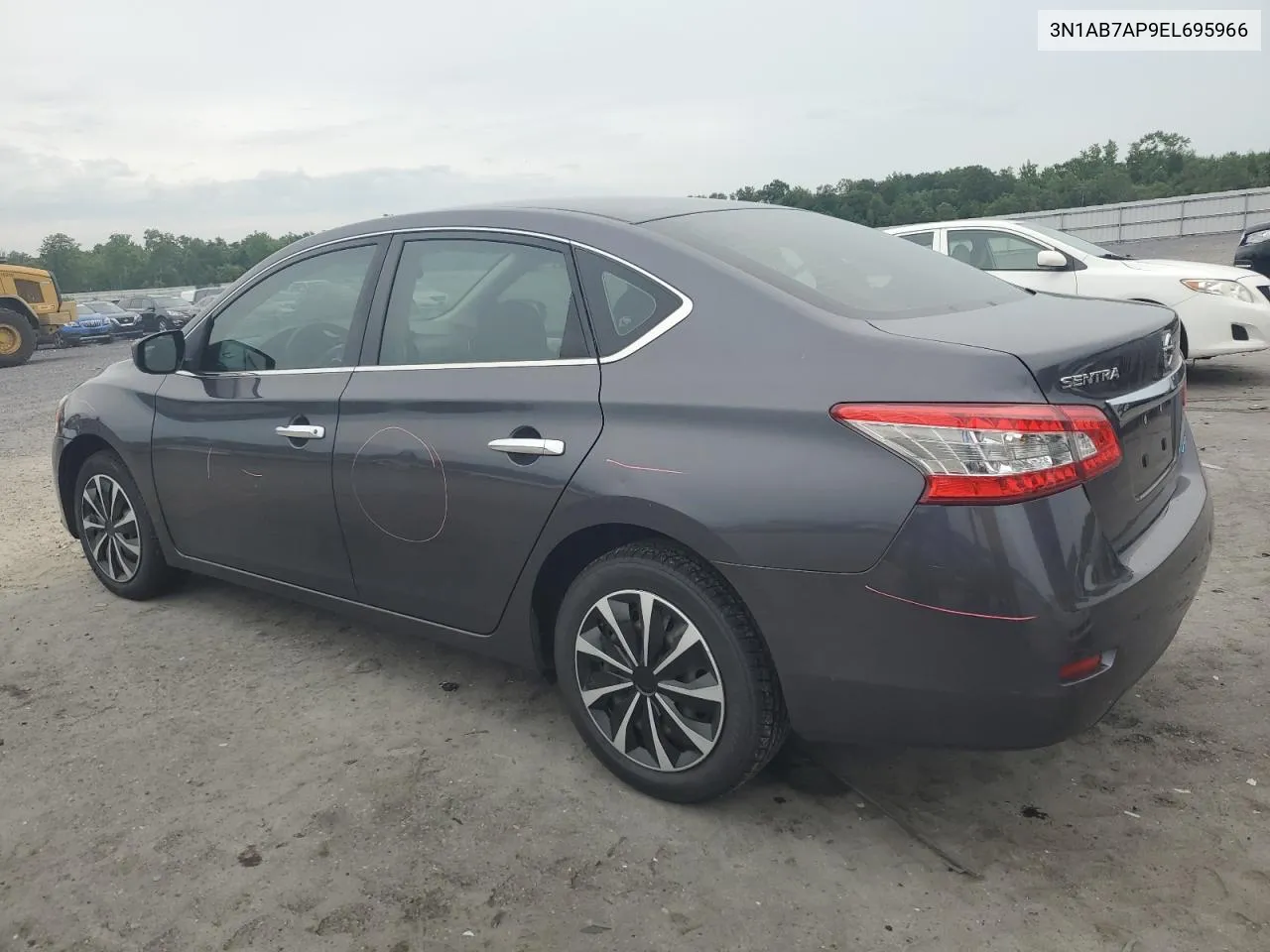 3N1AB7AP9EL695966 2014 Nissan Sentra S