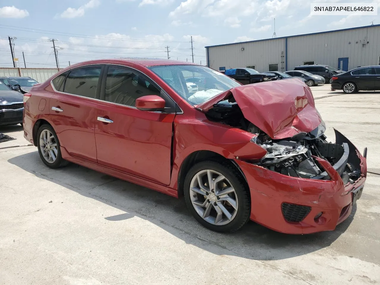 2014 Nissan Sentra S VIN: 3N1AB7AP4EL646822 Lot: 64079074