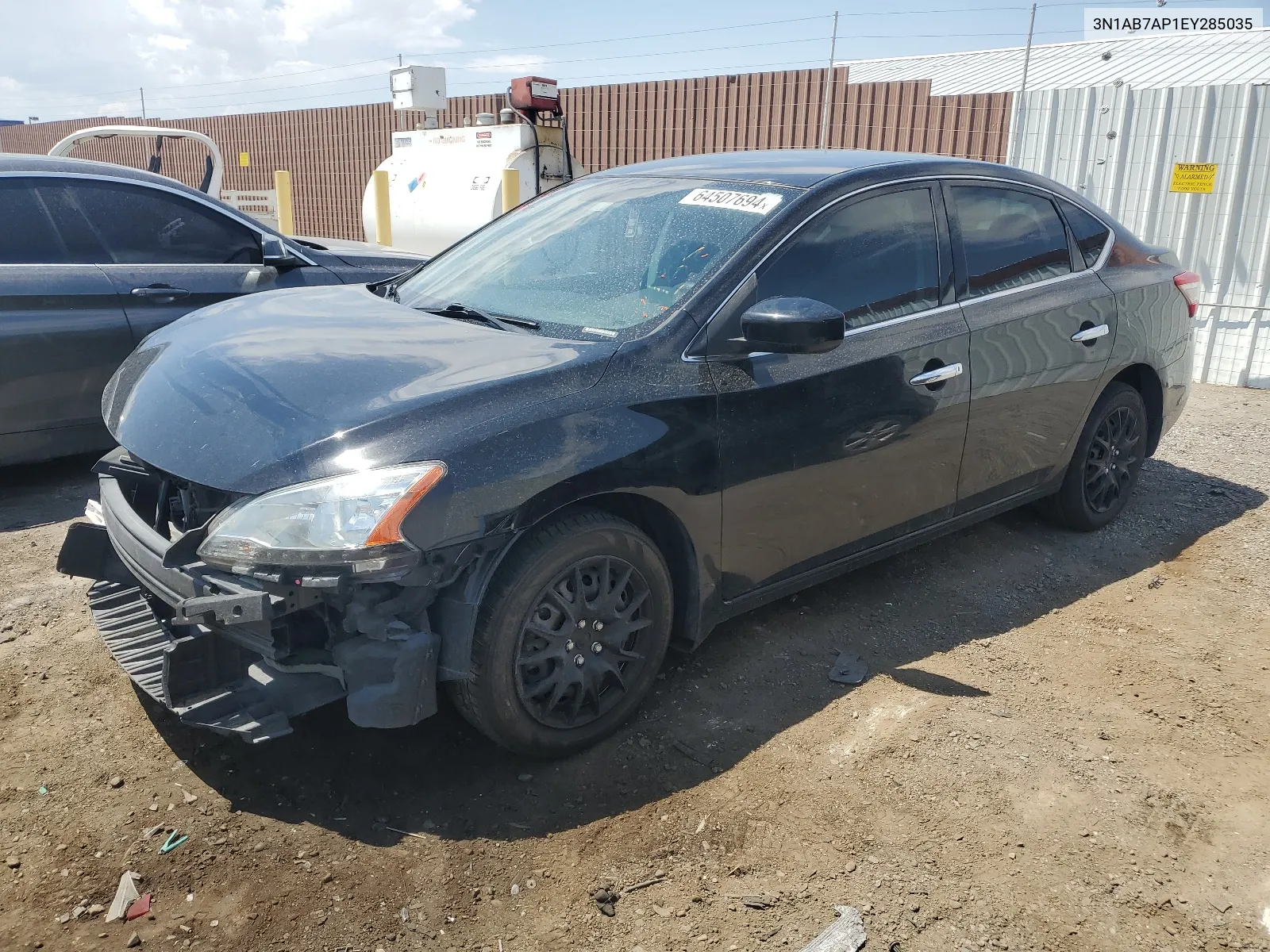 2014 Nissan Sentra S VIN: 3N1AB7AP1EY285035 Lot: 64507694