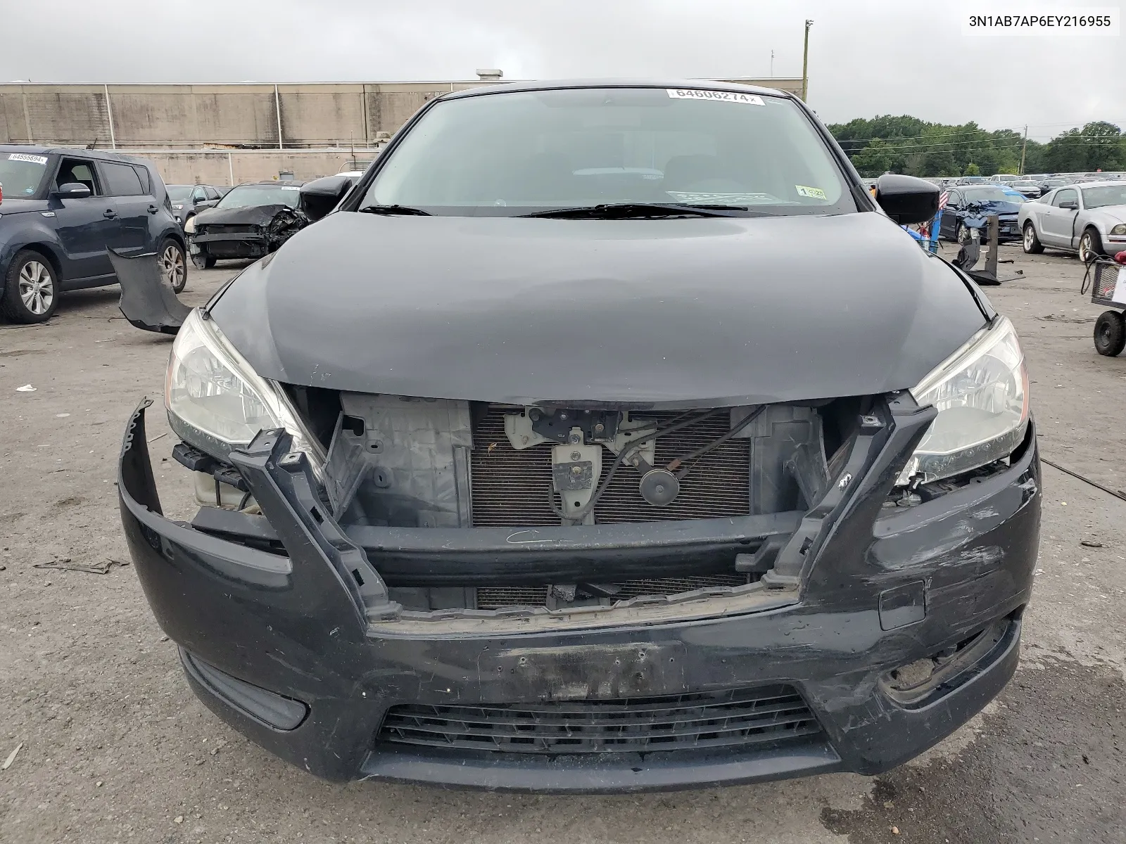 3N1AB7AP6EY216955 2014 Nissan Sentra S