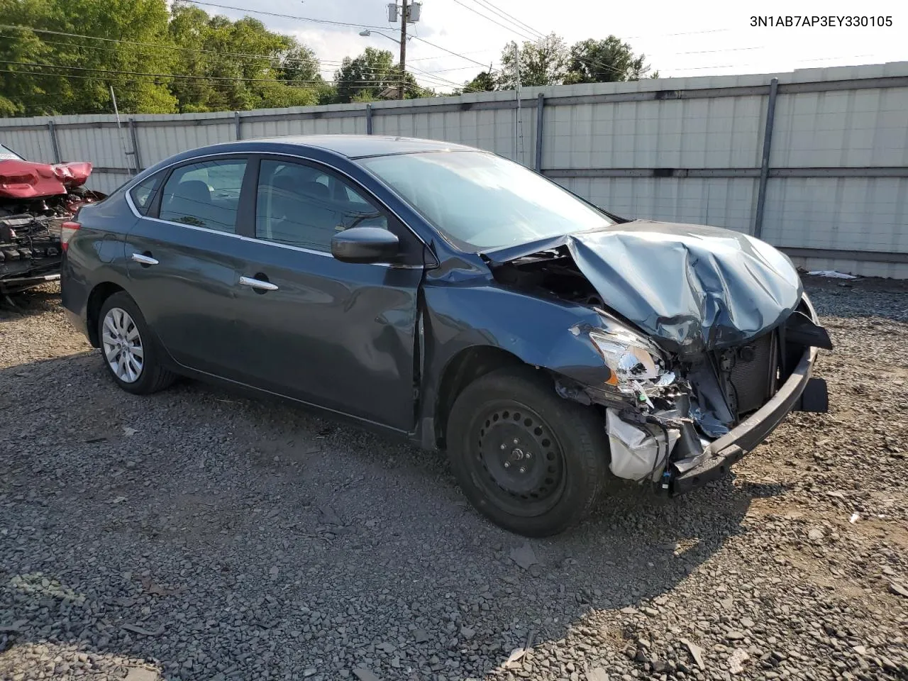 2014 Nissan Sentra S VIN: 3N1AB7AP3EY330105 Lot: 65128054