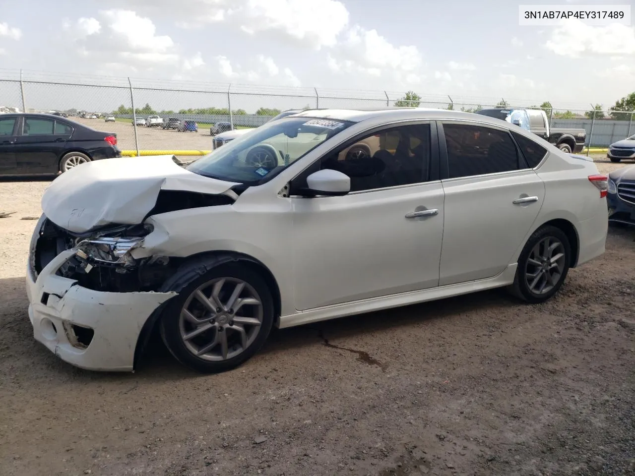 3N1AB7AP4EY317489 2014 Nissan Sentra S