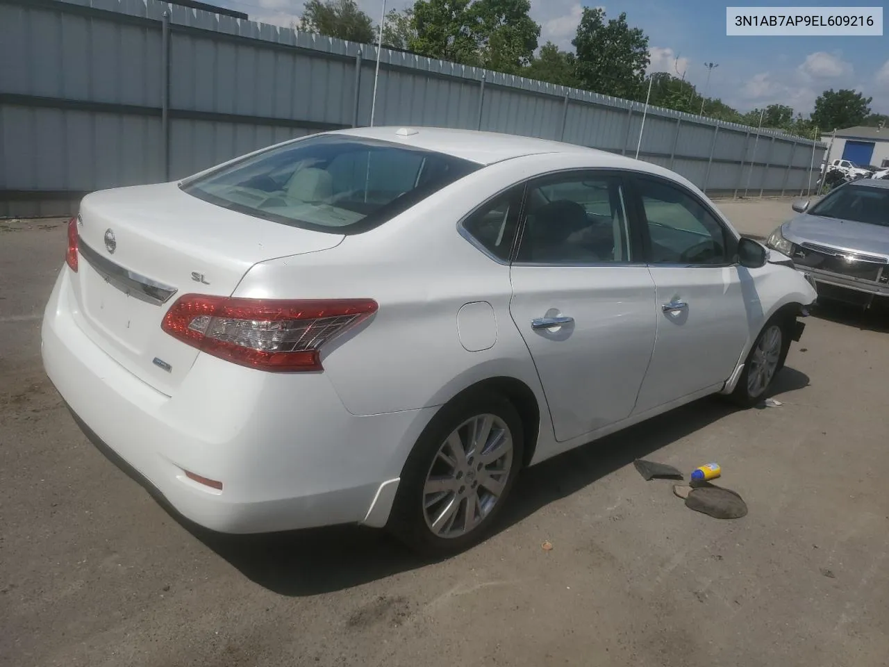 2014 Nissan Sentra S VIN: 3N1AB7AP9EL609216 Lot: 65609414