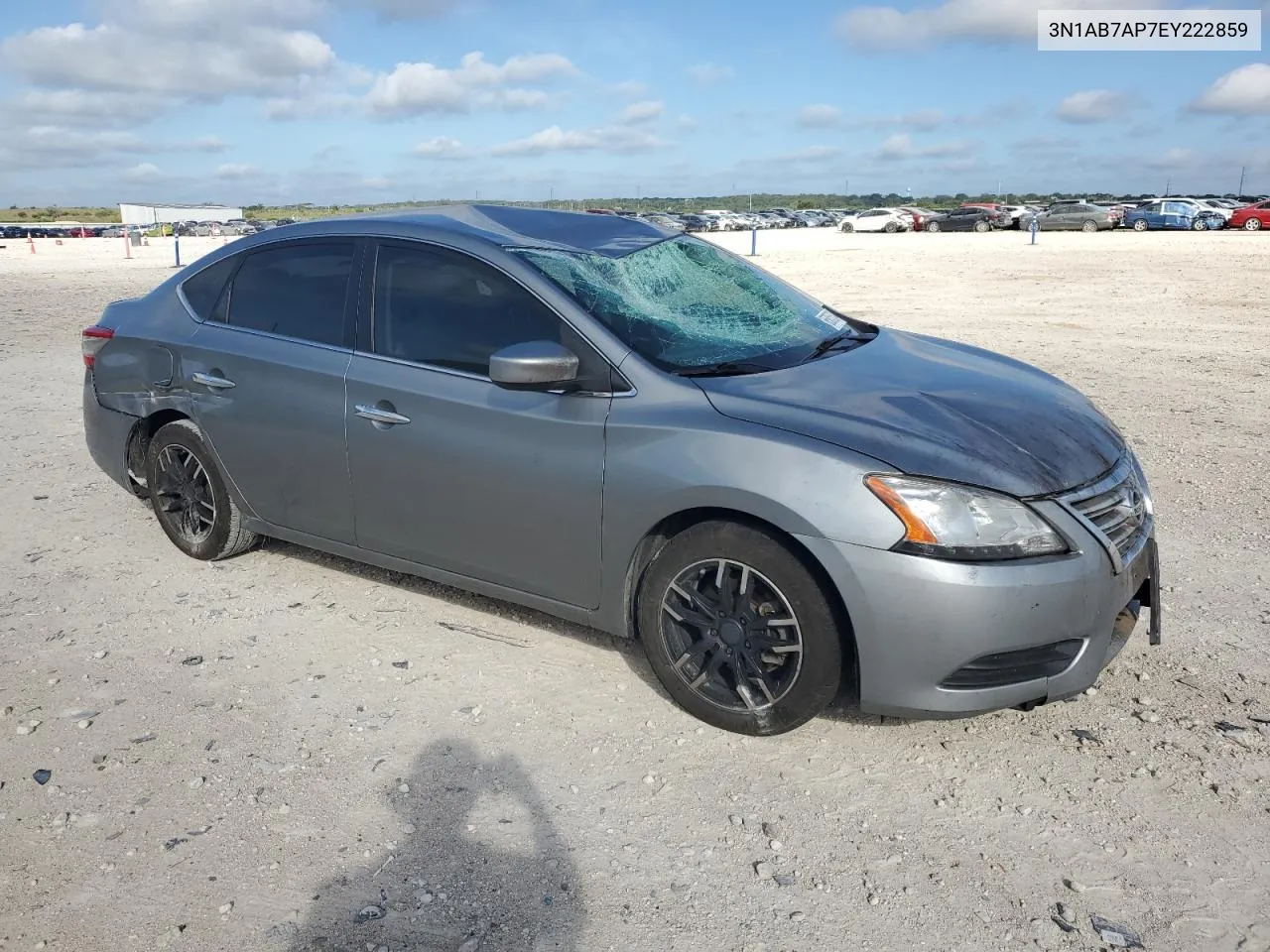 2014 Nissan Sentra S VIN: 3N1AB7AP7EY222859 Lot: 65855374