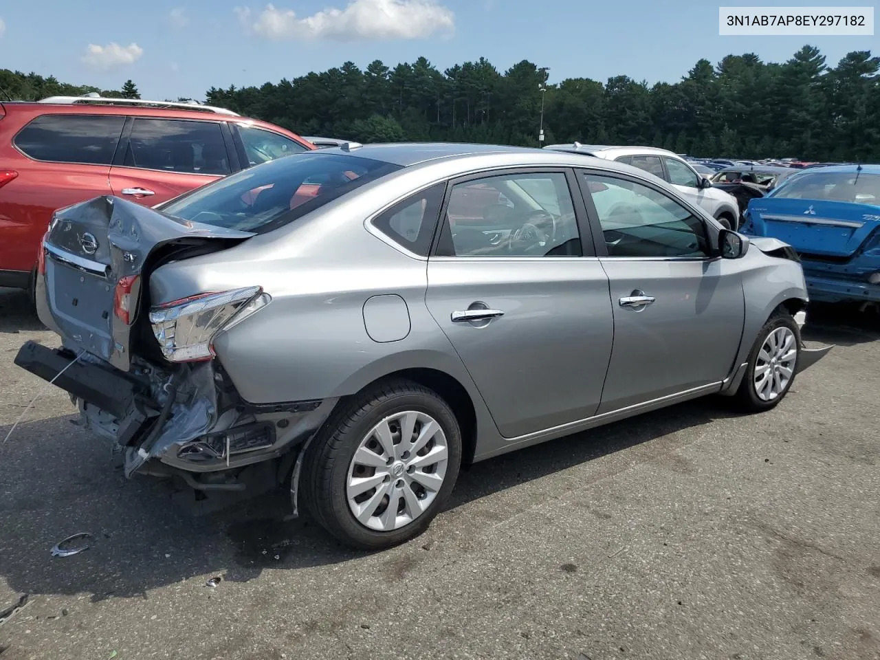 2014 Nissan Sentra S VIN: 3N1AB7AP8EY297182 Lot: 66030254