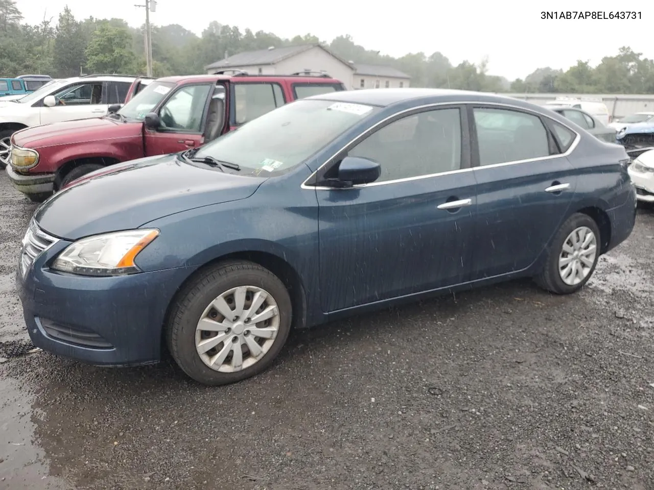 2014 Nissan Sentra S VIN: 3N1AB7AP8EL643731 Lot: 66148724