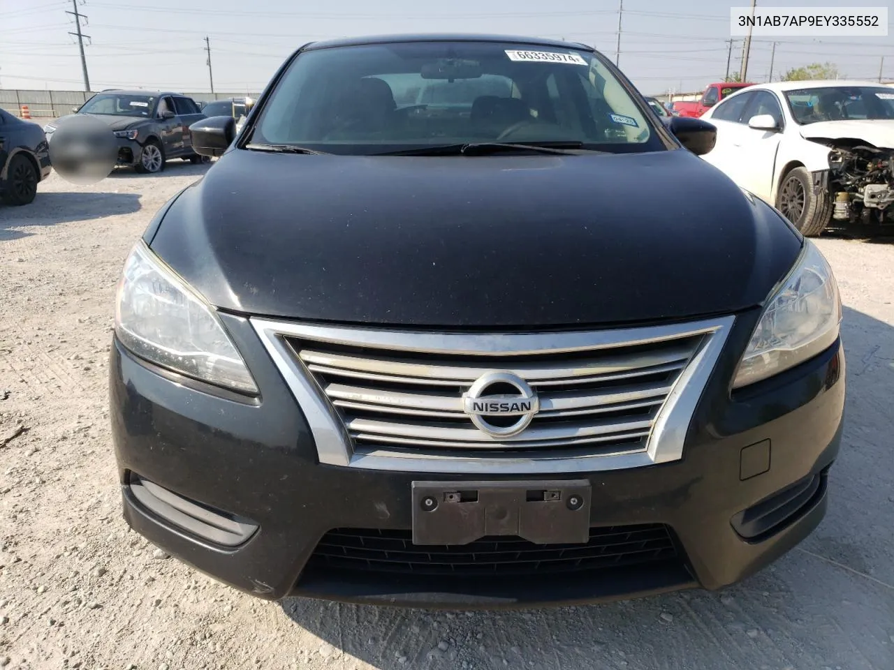 2014 Nissan Sentra S VIN: 3N1AB7AP9EY335552 Lot: 66335974