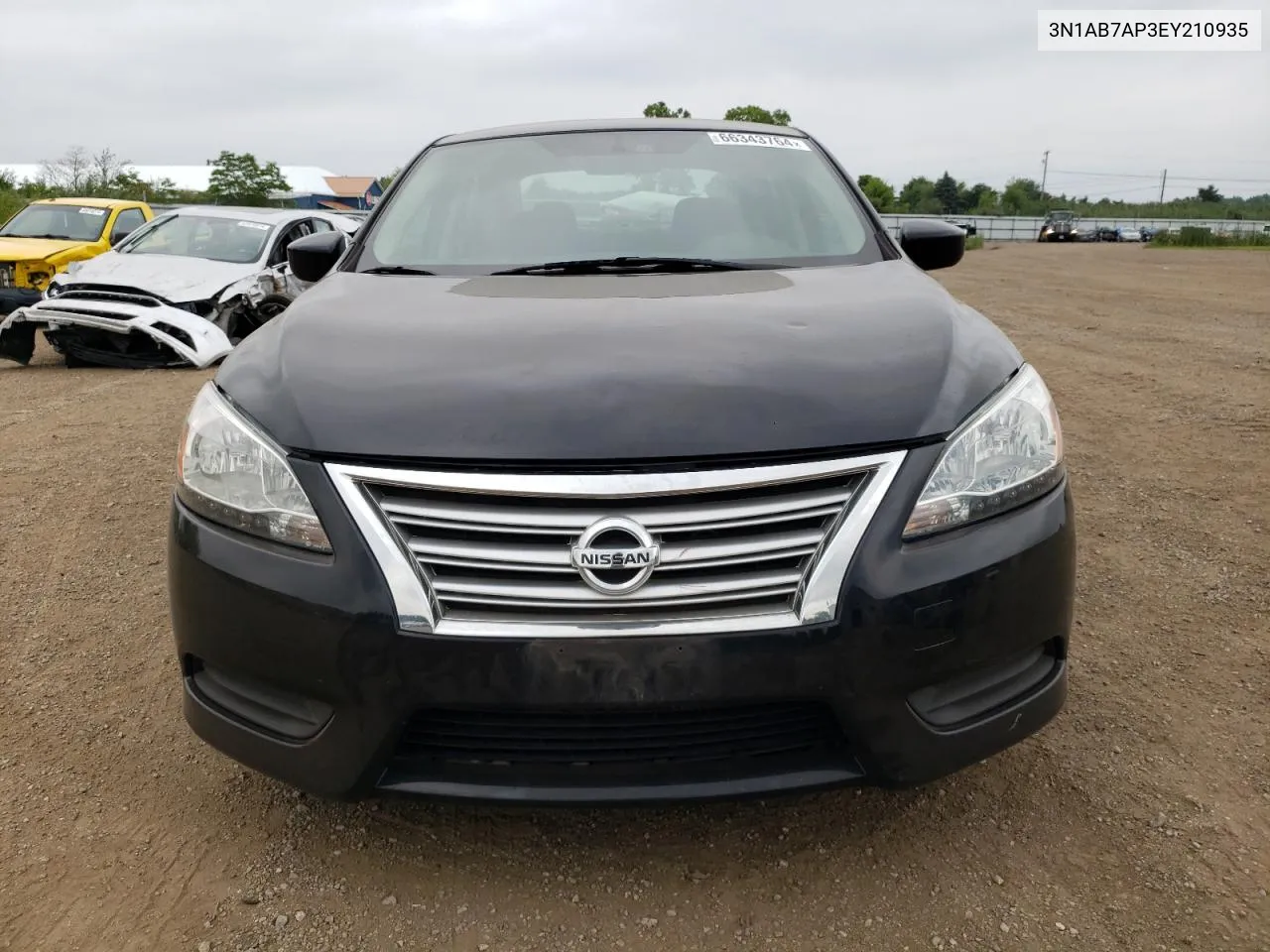 3N1AB7AP3EY210935 2014 Nissan Sentra S