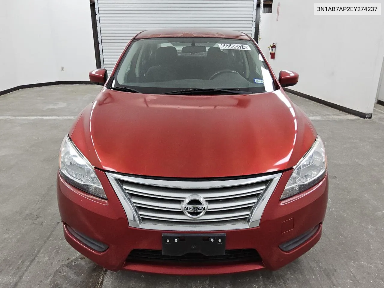 2014 Nissan Sentra S VIN: 3N1AB7AP2EY274237 Lot: 66548374