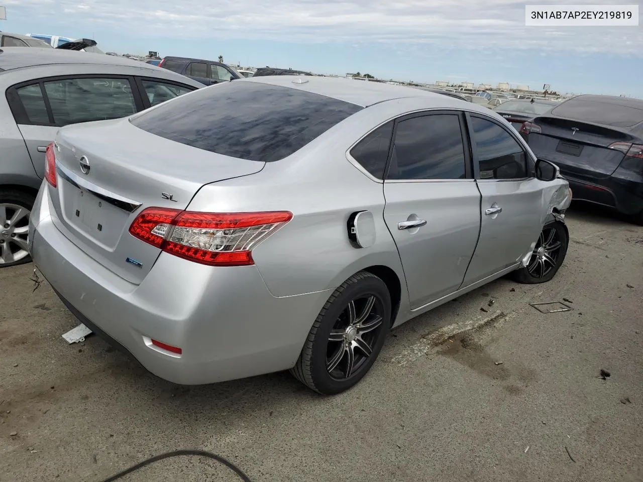 2014 Nissan Sentra S VIN: 3N1AB7AP2EY219819 Lot: 66667844