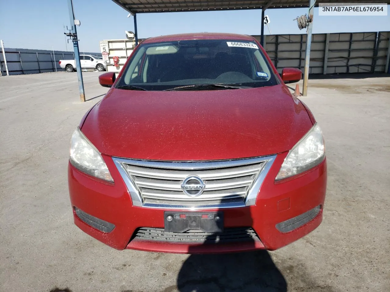 2014 Nissan Sentra S VIN: 3N1AB7AP6EL676954 Lot: 66683324