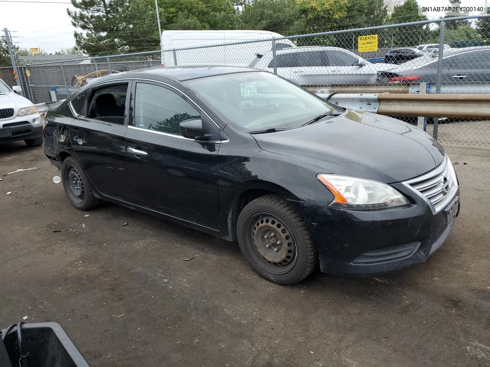 2014 Nissan Sentra S VIN: 3N1AB7AP2EY200140 Lot: 66879464