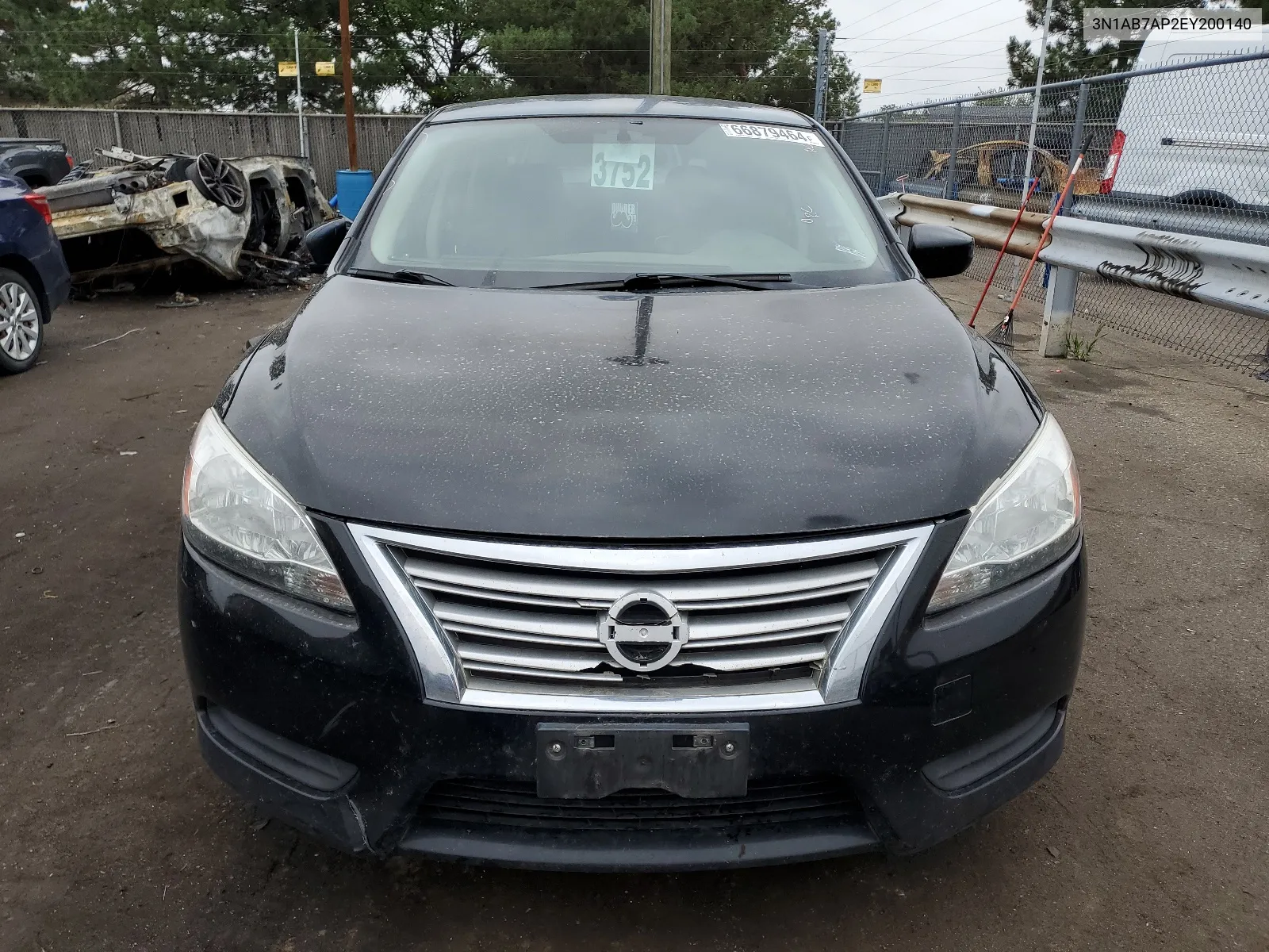 2014 Nissan Sentra S VIN: 3N1AB7AP2EY200140 Lot: 66879464