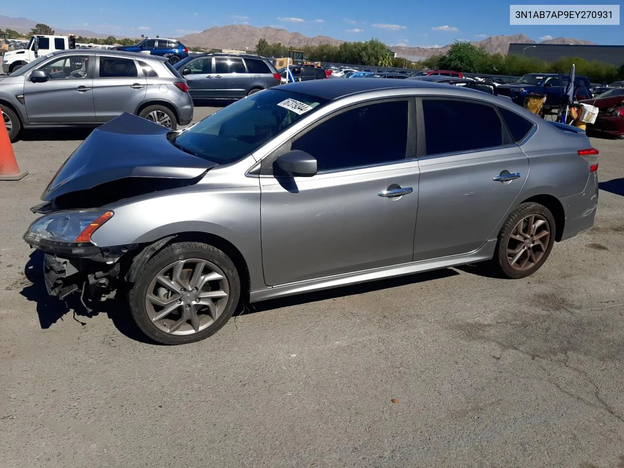 3N1AB7AP9EY270931 2014 Nissan Sentra S