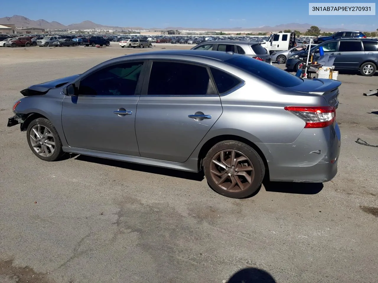 2014 Nissan Sentra S VIN: 3N1AB7AP9EY270931 Lot: 67319344