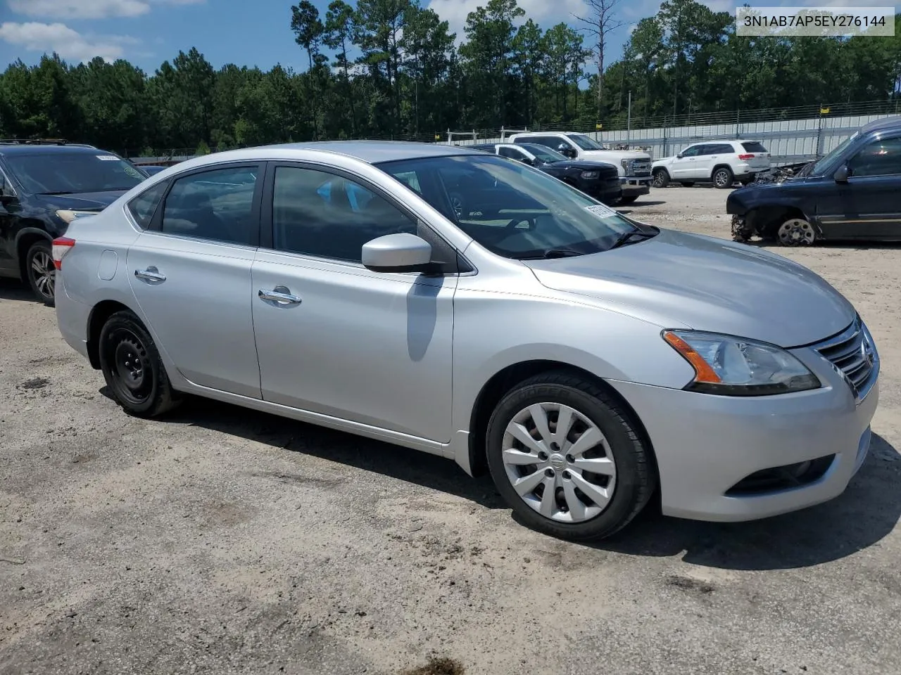 2014 Nissan Sentra S VIN: 3N1AB7AP5EY276144 Lot: 67675414