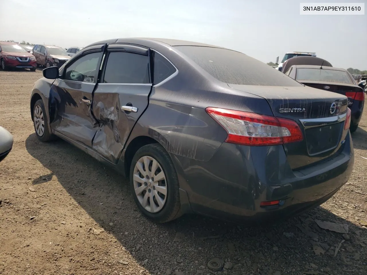 2014 Nissan Sentra S VIN: 3N1AB7AP9EY311610 Lot: 67715464