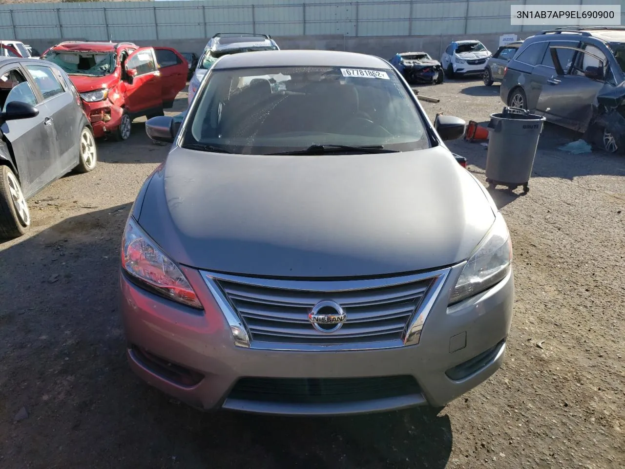 3N1AB7AP9EL690900 2014 Nissan Sentra S