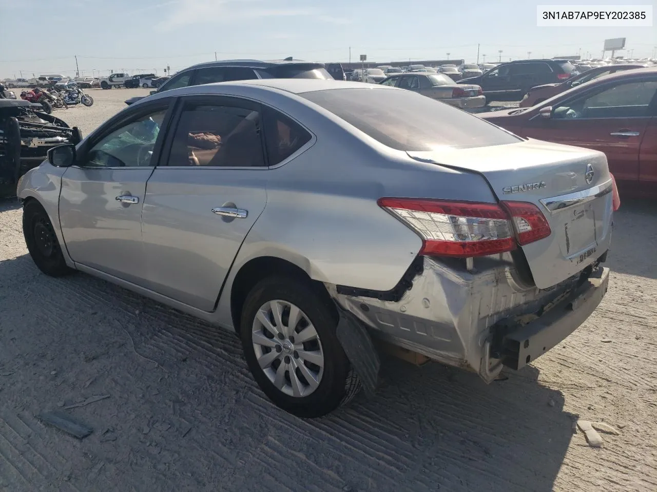 2014 Nissan Sentra S VIN: 3N1AB7AP9EY202385 Lot: 67895594