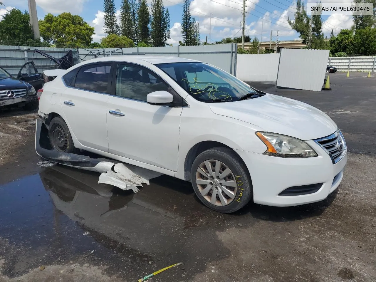 2014 Nissan Sentra S VIN: 3N1AB7AP9EL639476 Lot: 67997384