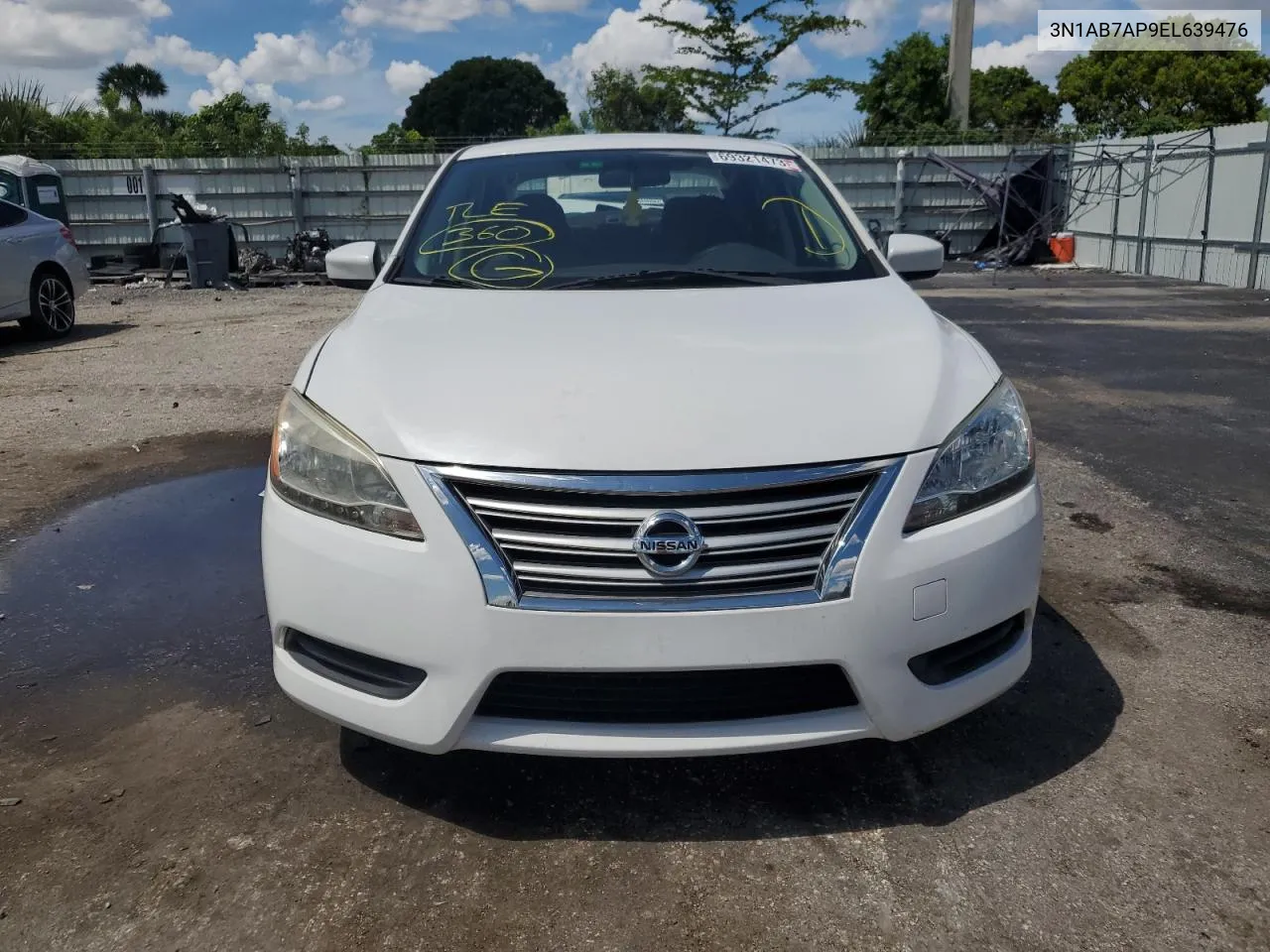 2014 Nissan Sentra S VIN: 3N1AB7AP9EL639476 Lot: 67997384