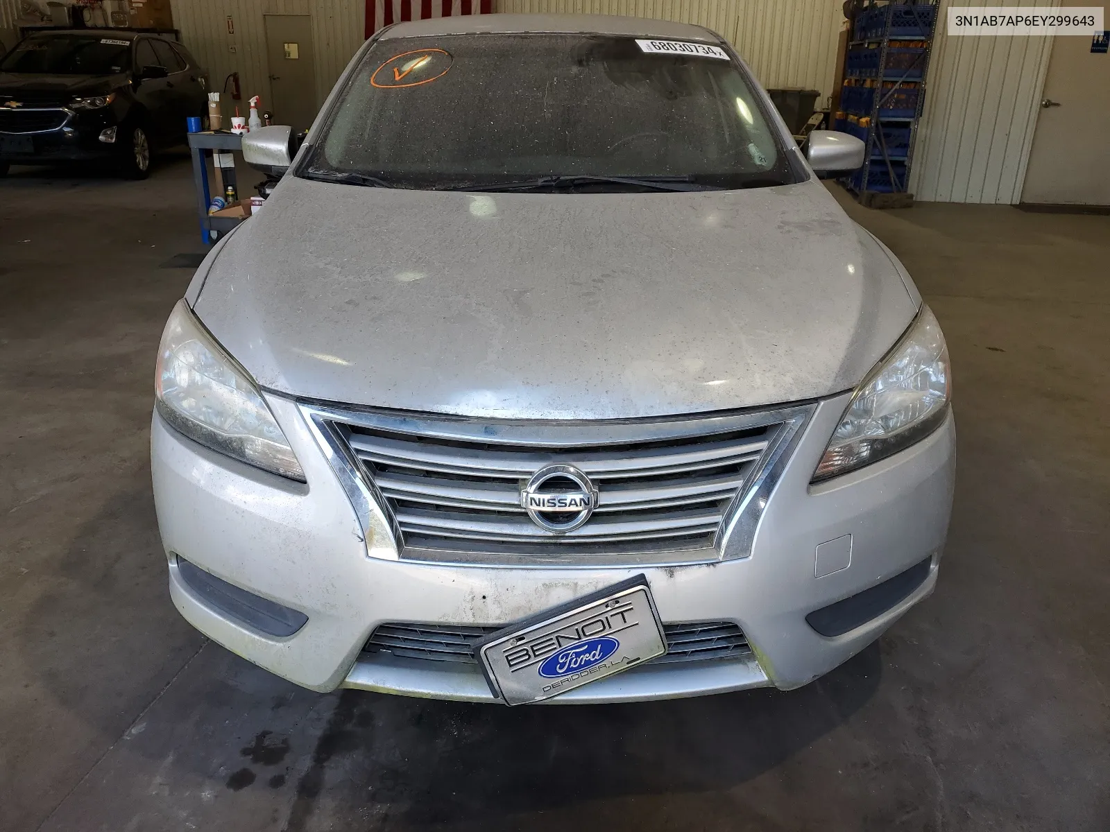 3N1AB7AP6EY299643 2014 Nissan Sentra S