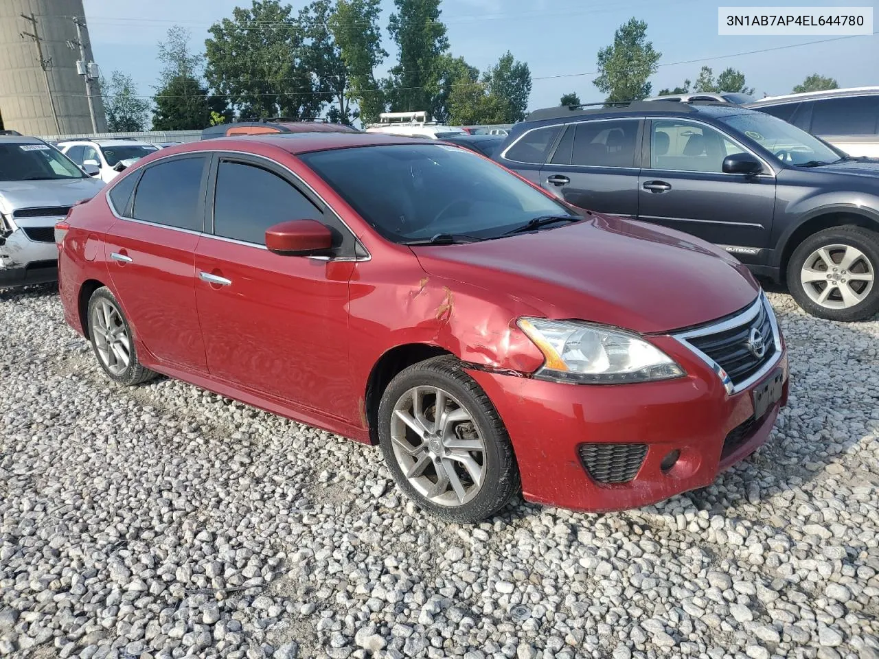 2014 Nissan Sentra S VIN: 3N1AB7AP4EL644780 Lot: 68167524