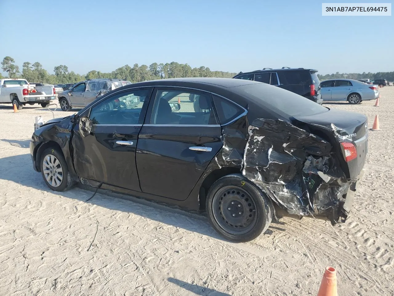 3N1AB7AP7EL694475 2014 Nissan Sentra S