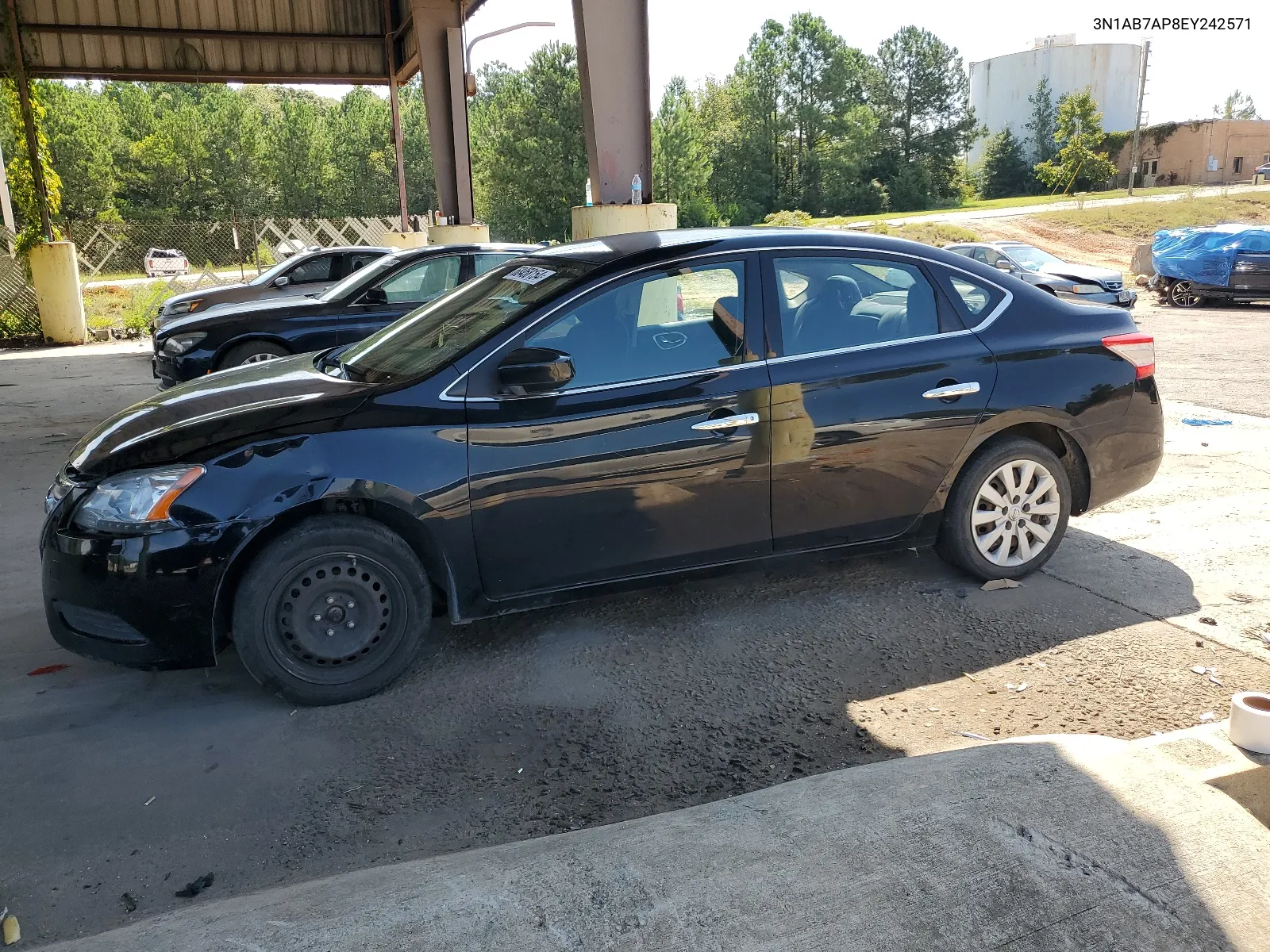 3N1AB7AP8EY242571 2014 Nissan Sentra S